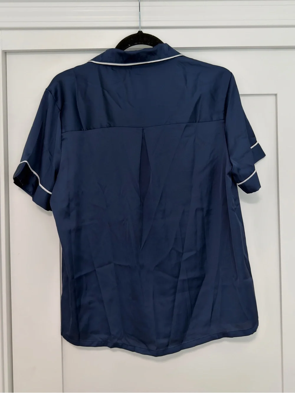 Navy Short Sleeve Pajama Set